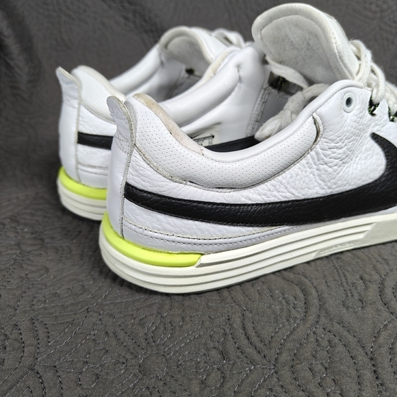 Nike Lunar Waverly Spikeless Golf Men\'s Shoes White Black Sneakers Size 12 main image 4